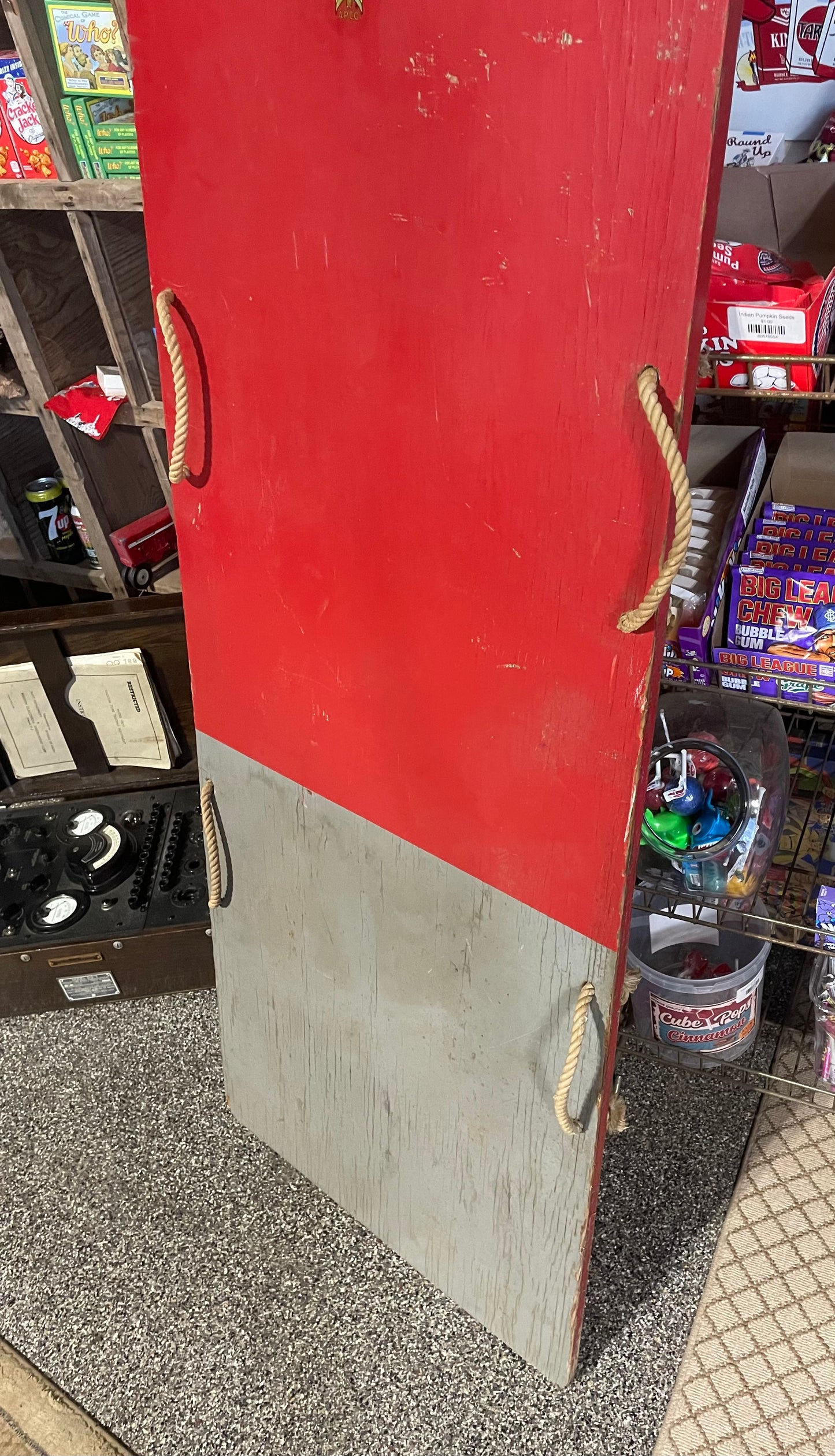 6ft Antique Wooden Sled