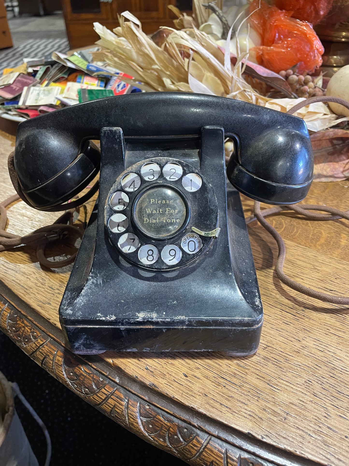 Vintage Bakelite Rotary Phone