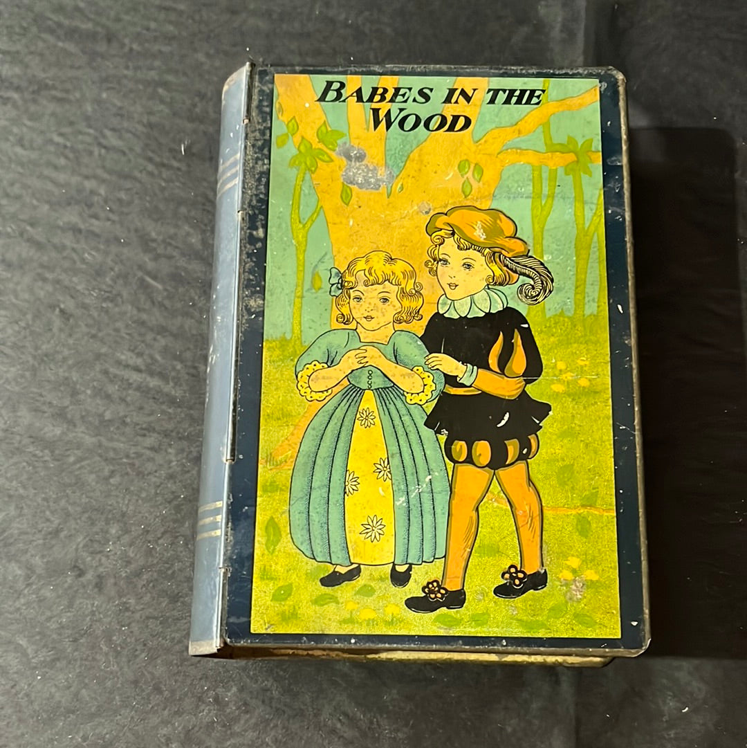Vintage Babes in the Woods Money Tin