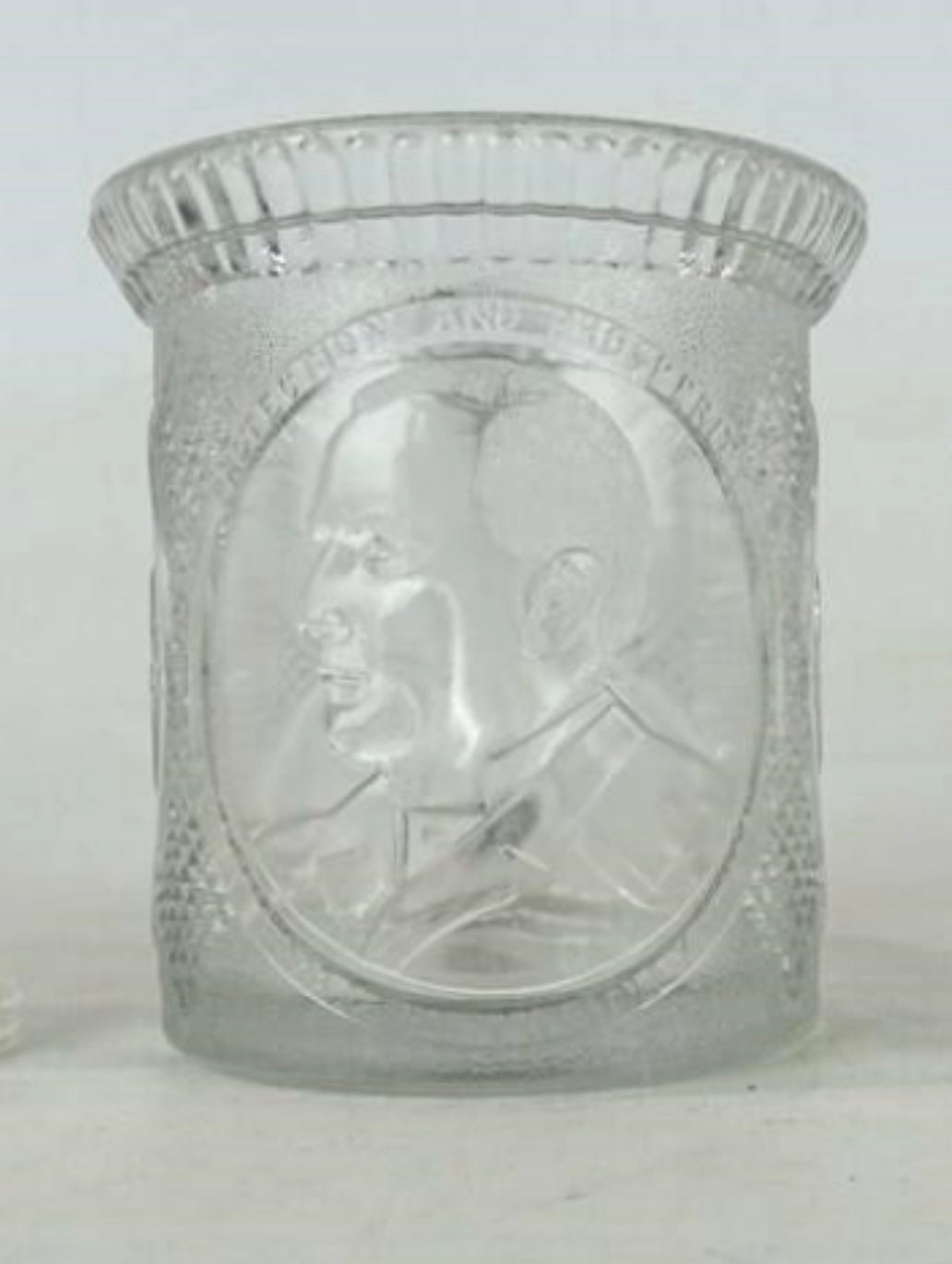 1896 William McKinley Glass Mug