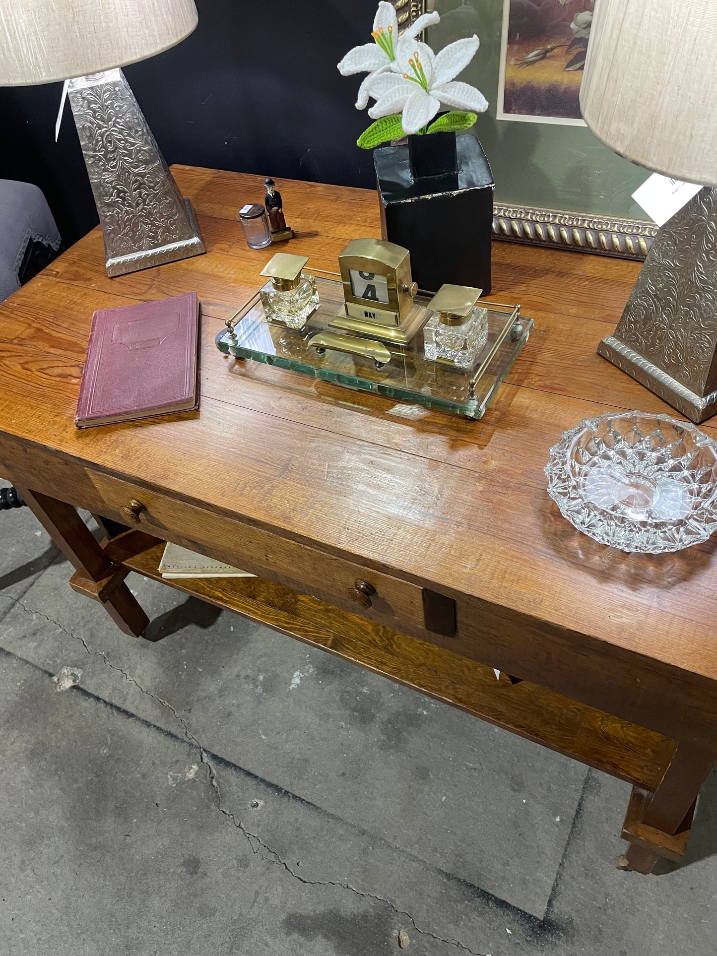 Mission Style Antique Desk