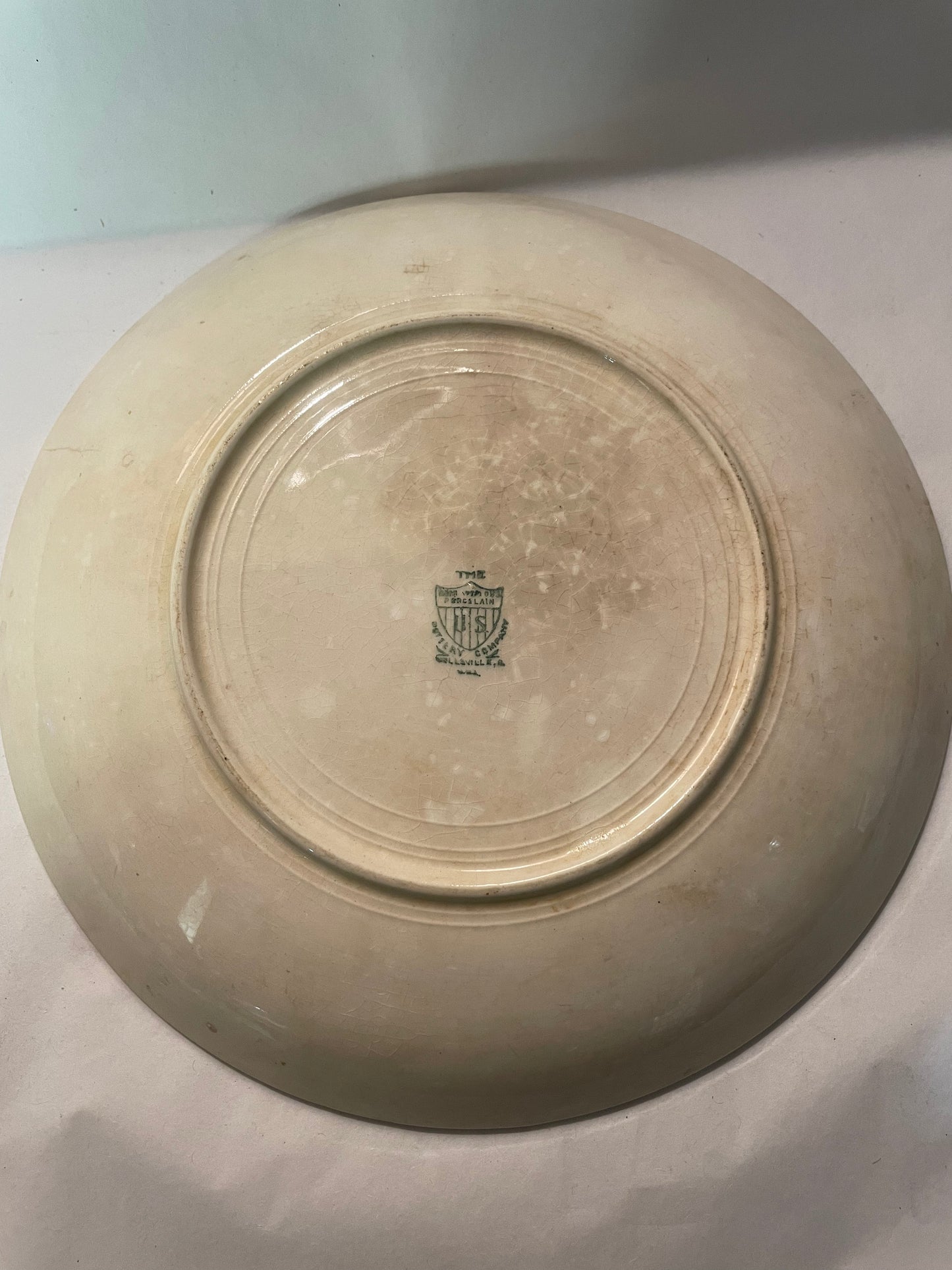 1850s US Pottery Co. Plate