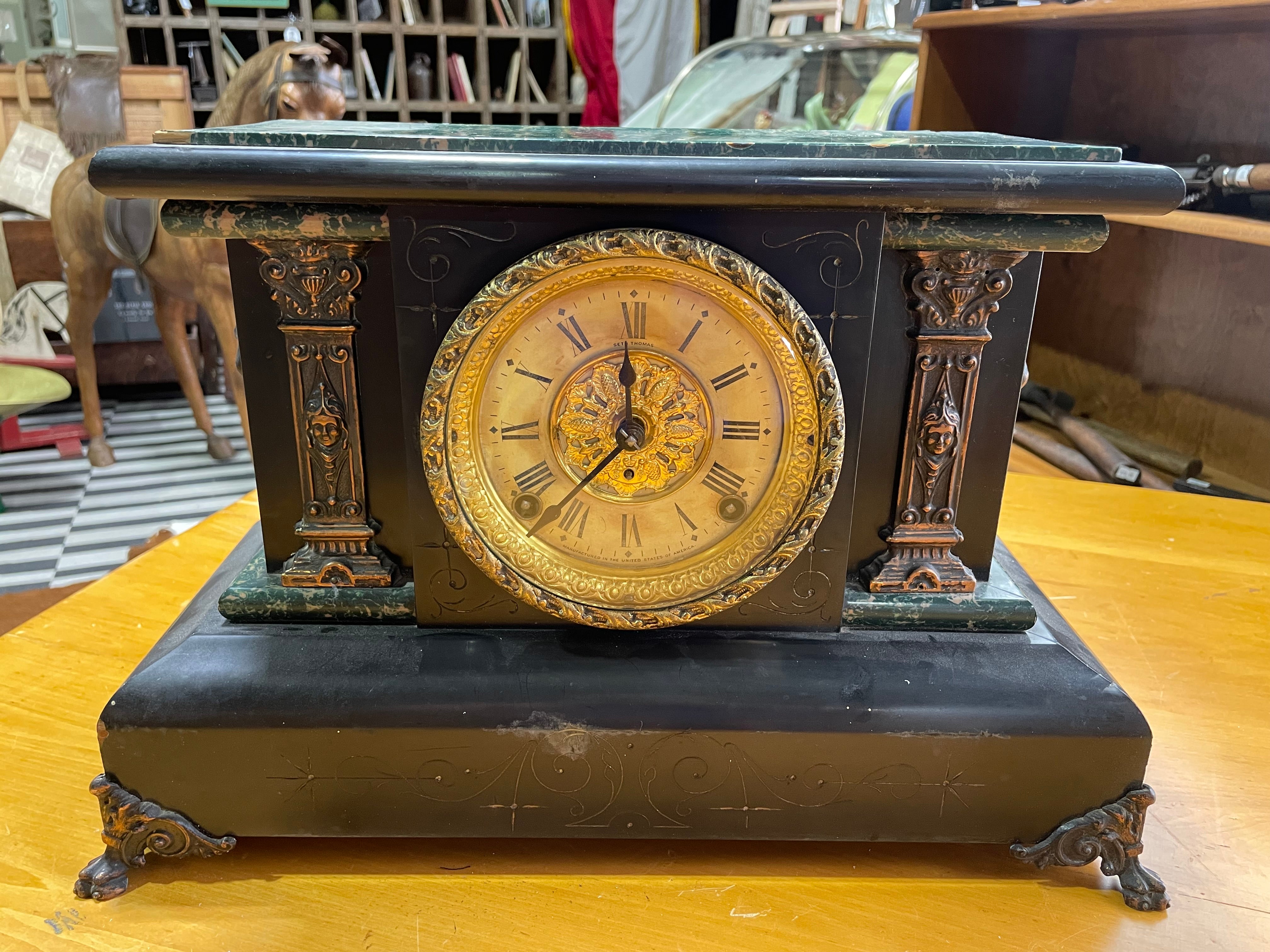 Seth outlets Thomas antique clock