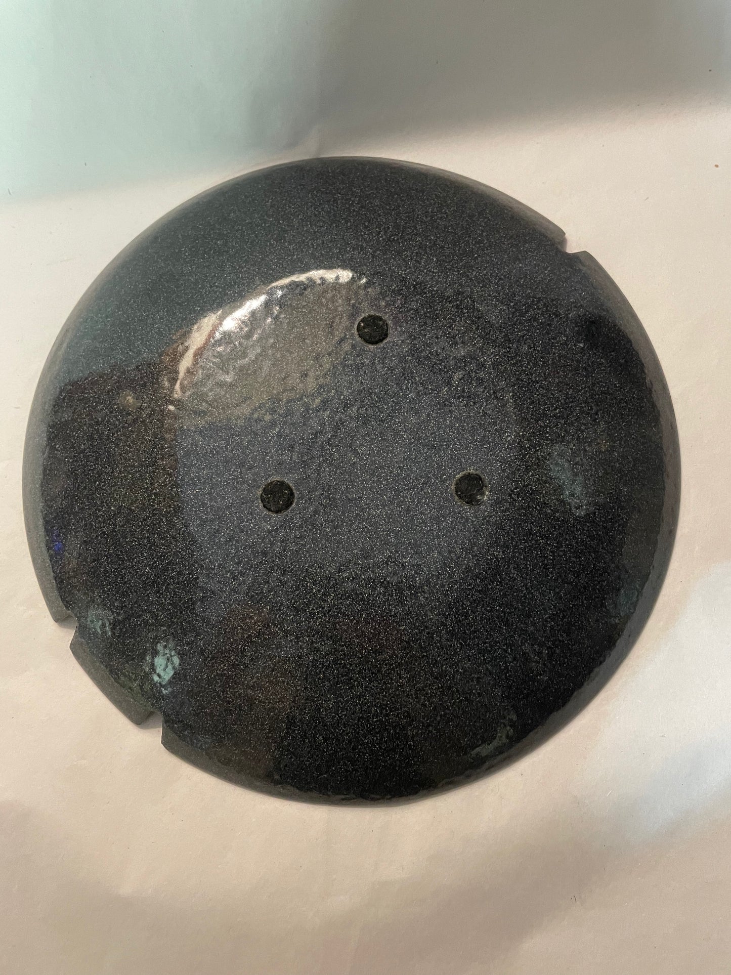 Vintage Enamel over Copper Ashtray