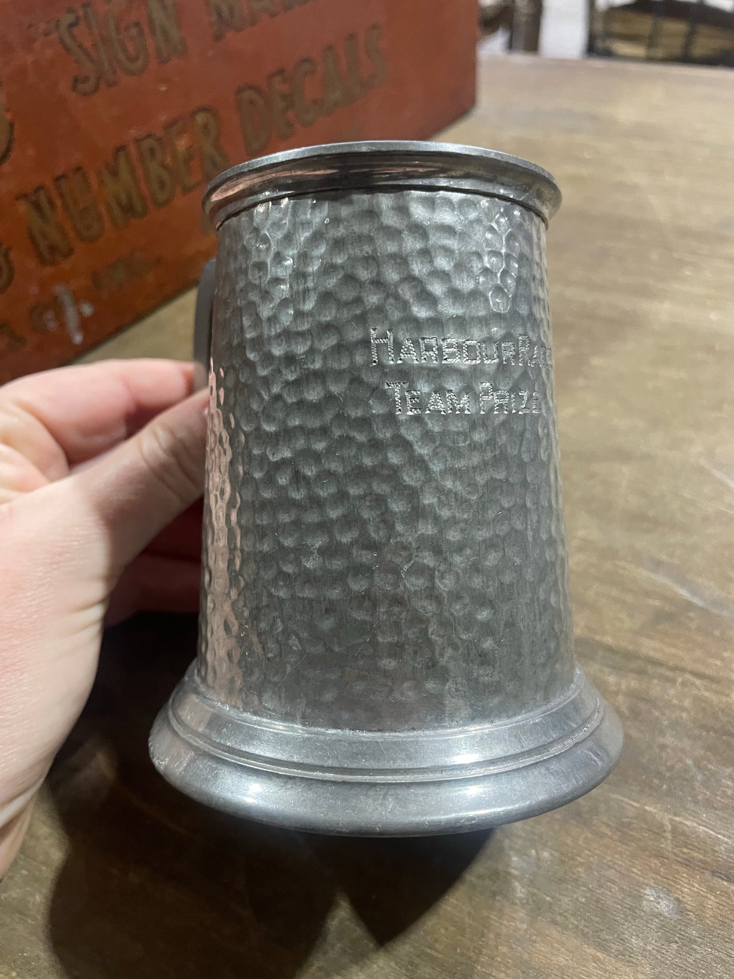 1926 Irish Harbour Race Prize Pewter Cup