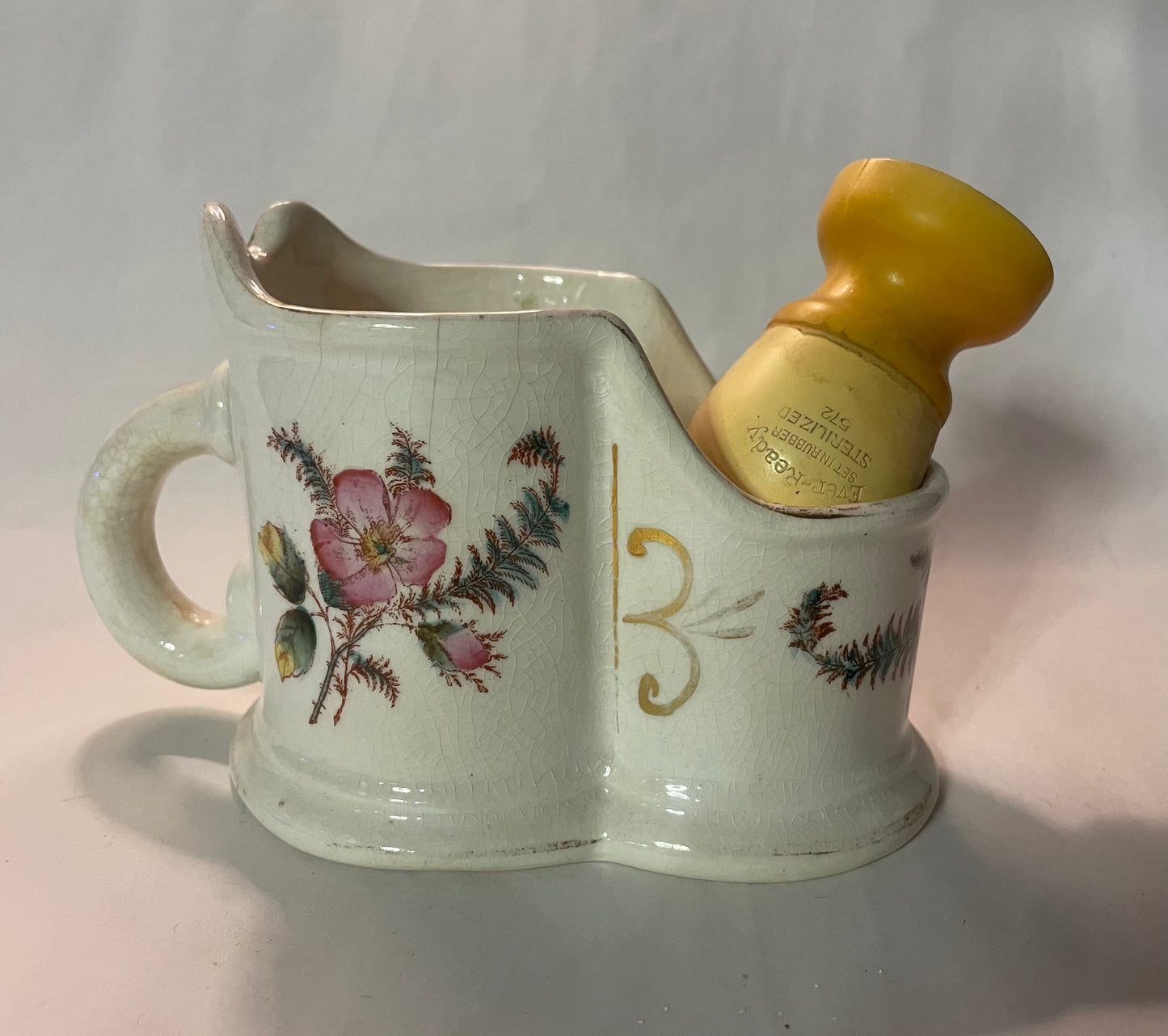 1877 Smith Bro's Shaving Mug & Brush