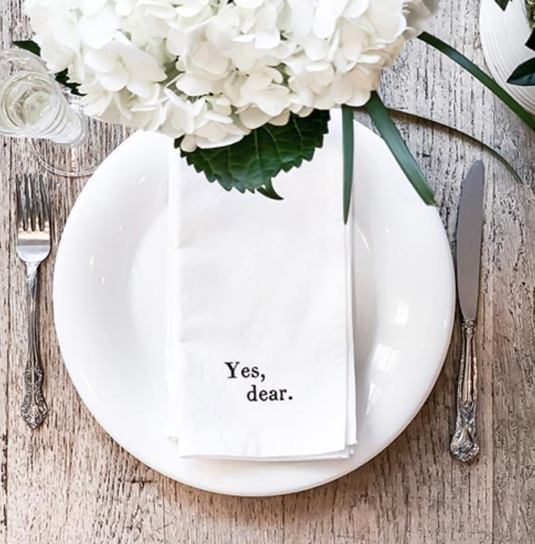 Yes, Dear - Cotton Napkin Set
