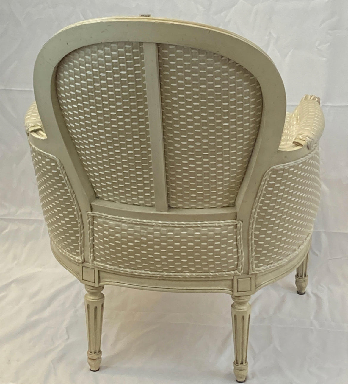 Karges French Bergere Feather Armchair