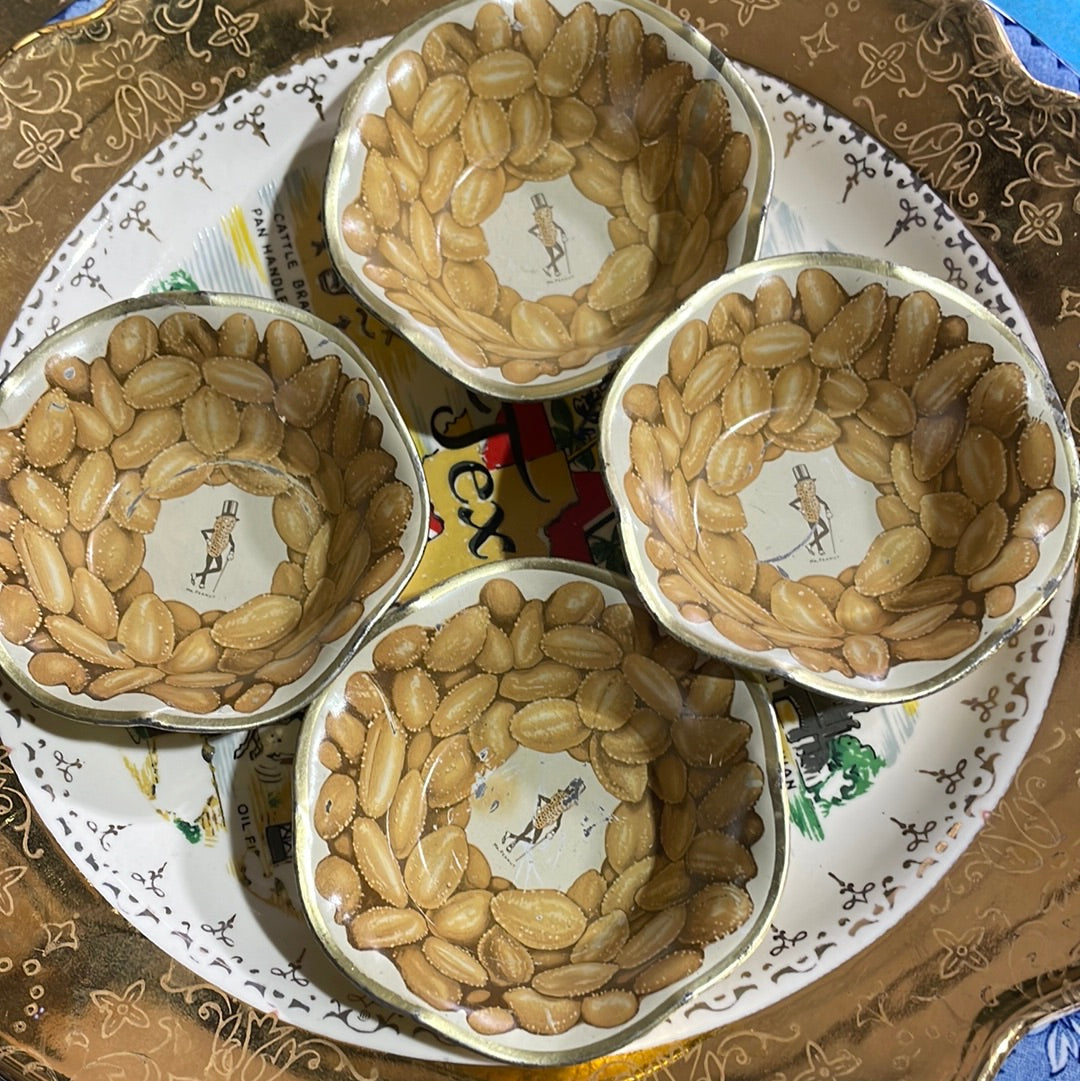 1950s Mr. Peanut Set of 4