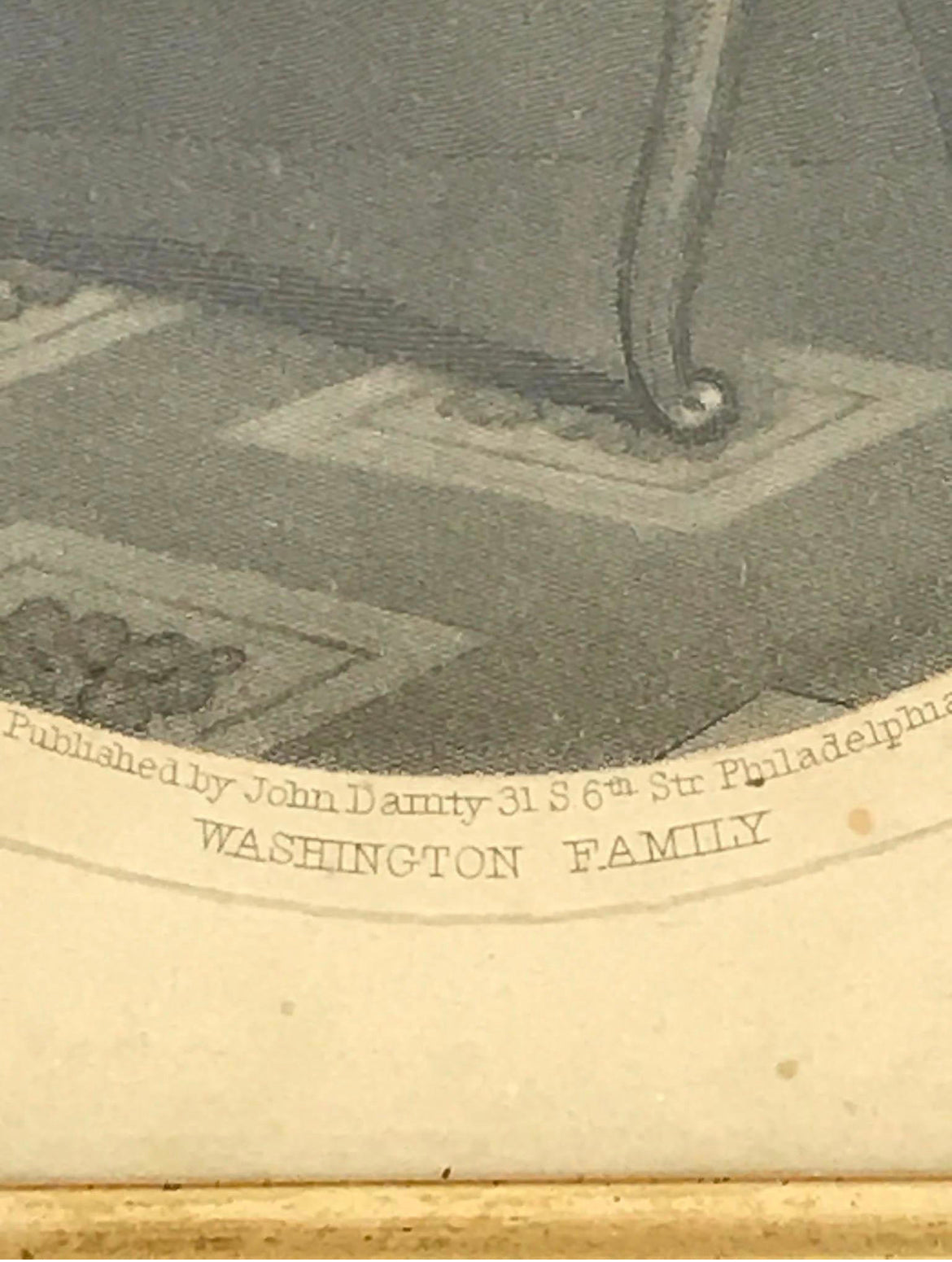 1860's John Dmanty Washington Steel Engraving