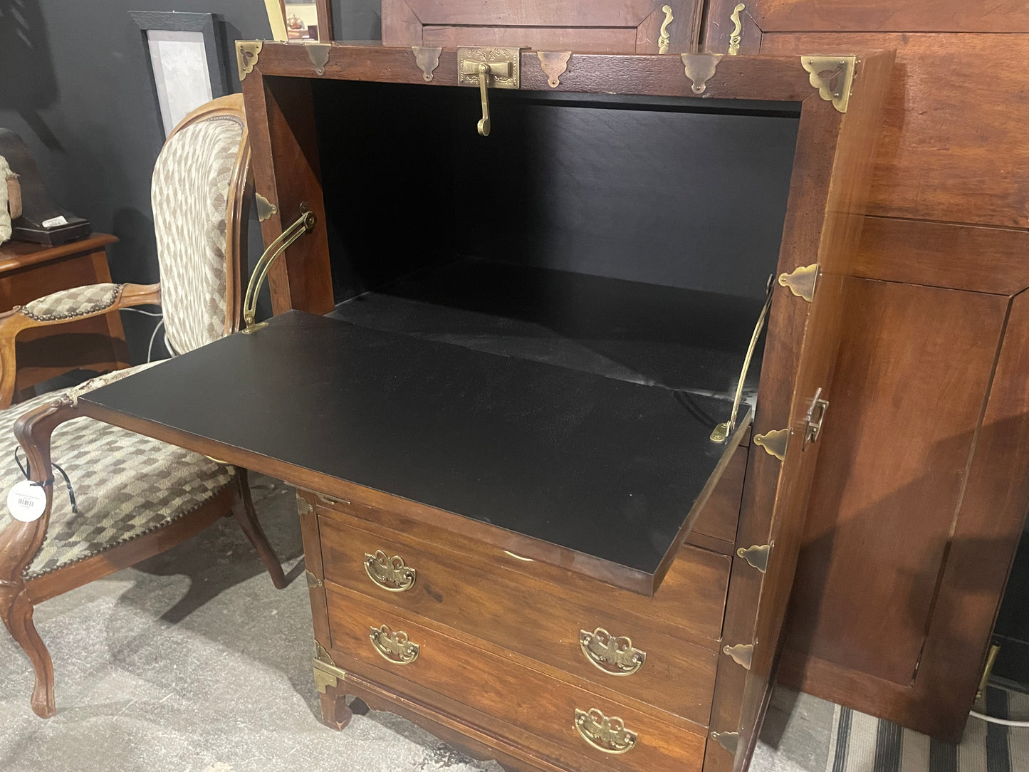 Henredon Campaign Style Dresser