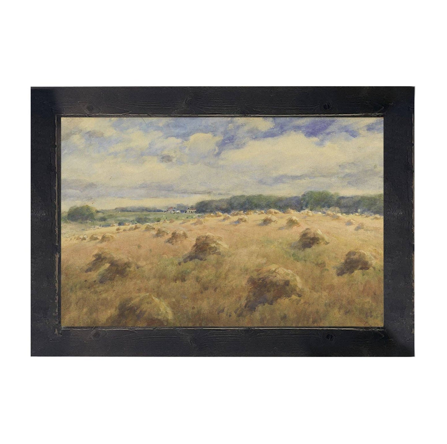 Hay Fields, Framed Art