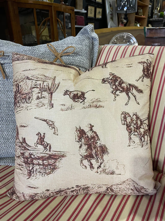 Western Down Filled Pillow