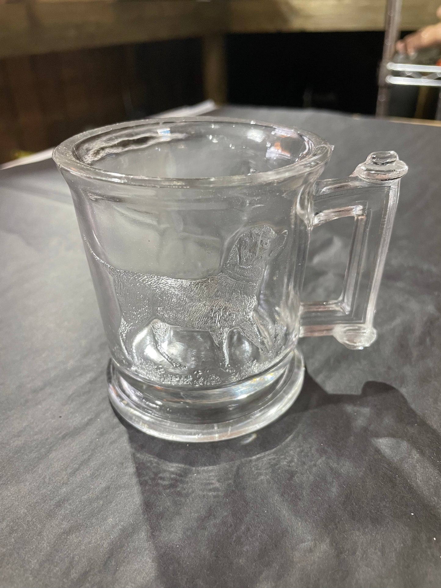 Antique EAPG Dog Cup