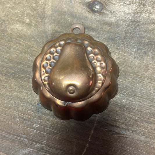 Pear copper candy mold