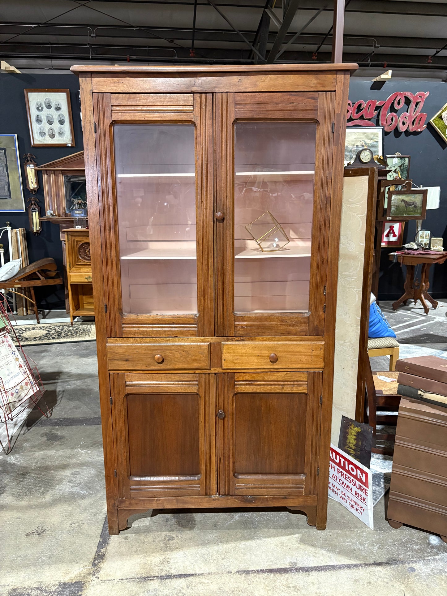 Antique Wooden Pie Locker