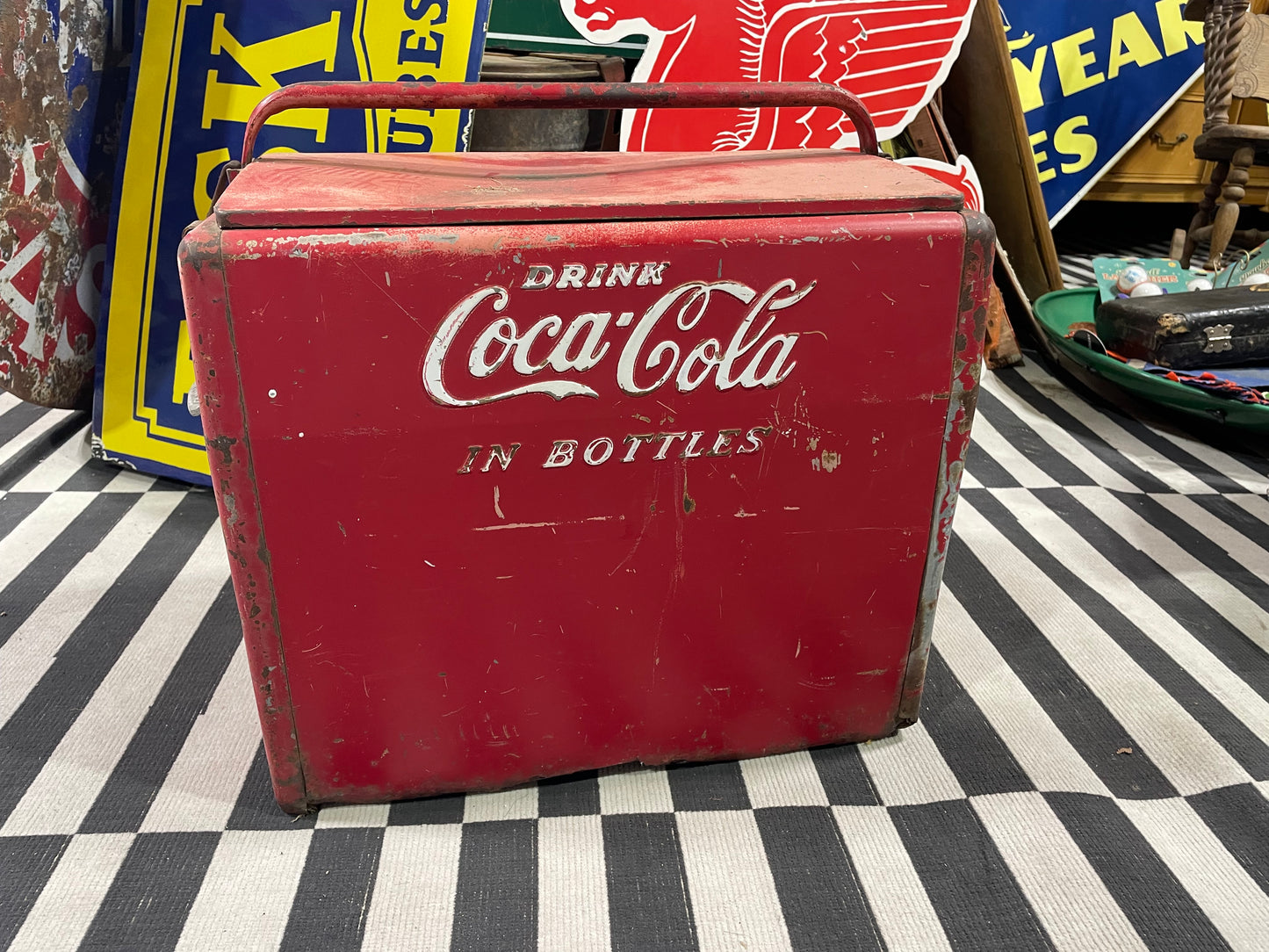 1950s Coca Cola Picnic Cooler