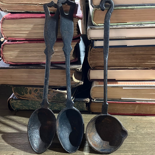 Vintage iron spoons