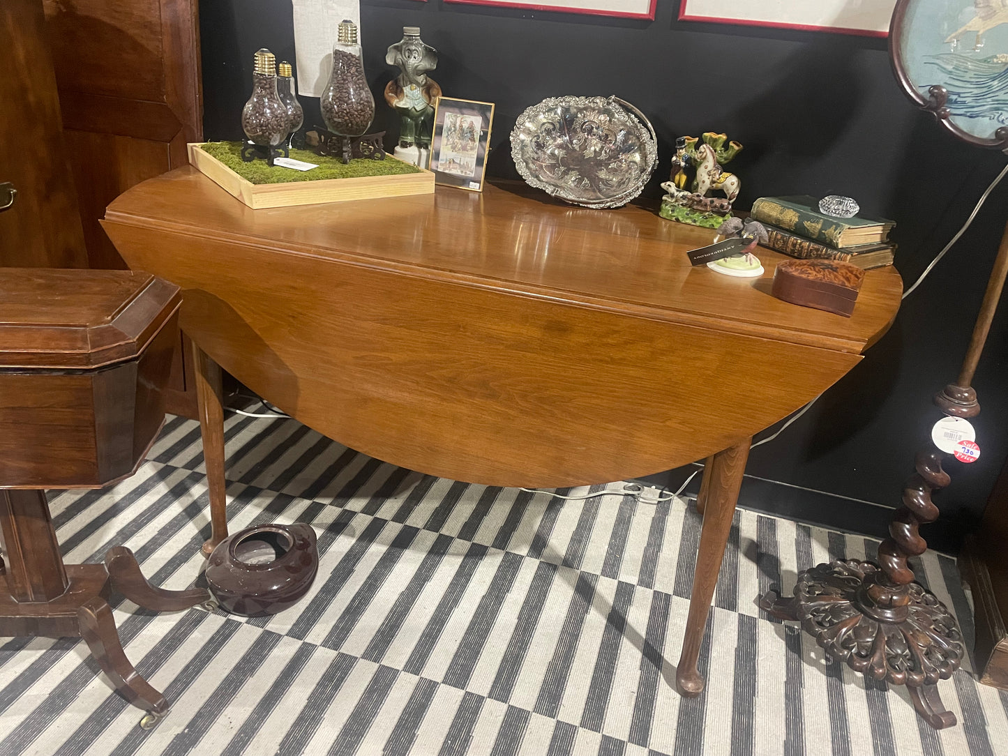 Vintage Drop Leaf Oak Table