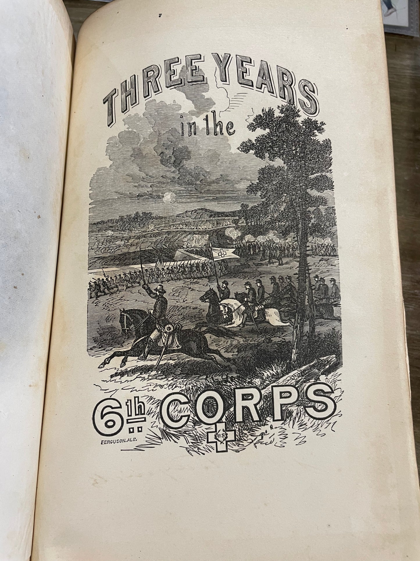 1866 First Edition Three Years in the Sixth Corps