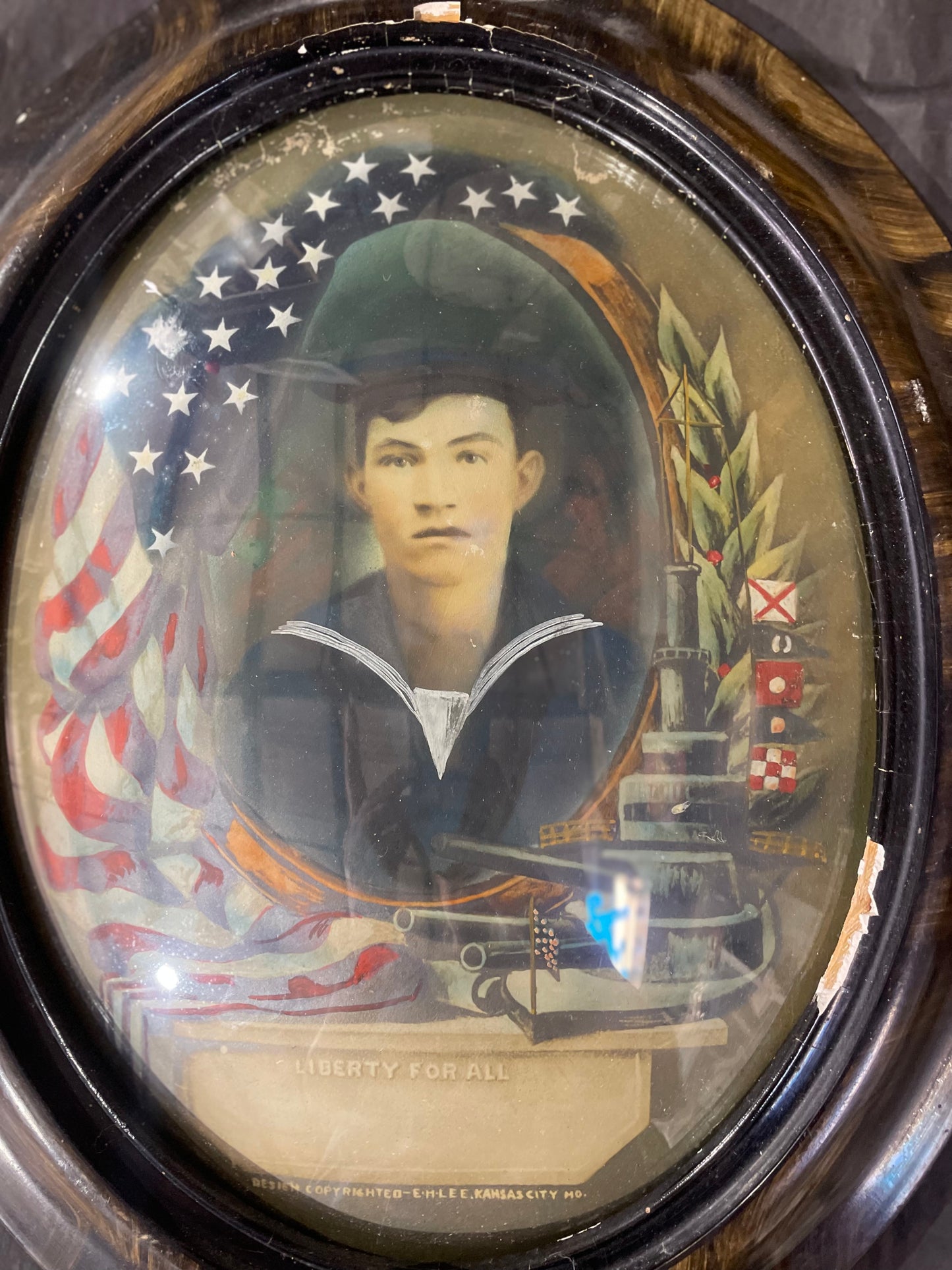 WWI Dome-Framed Sailor, US Navy