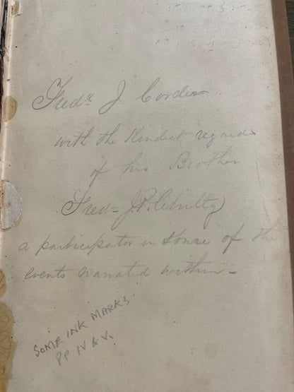 1866 First Edition Three Years in the Sixth Corps