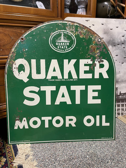 Vintage Quaker State Sign