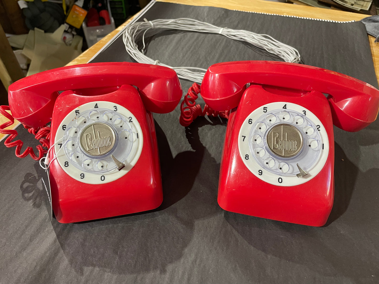 Pair of 1970 BelPhone Toy Phones