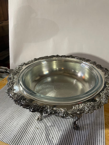 Vintage Silver Chaffing Dish