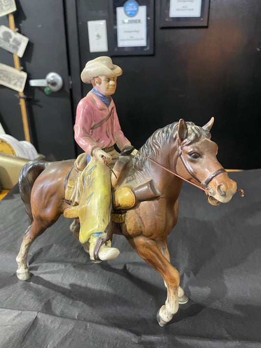 1940s Western Figurine, Historic Owner