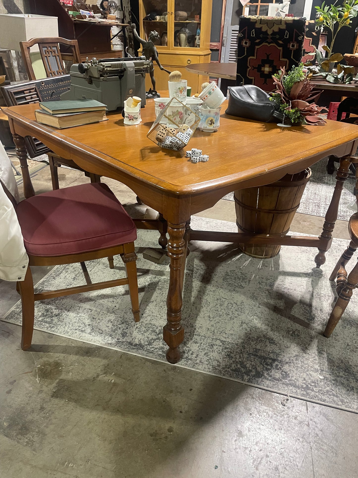 Vintage Oak Dining Table