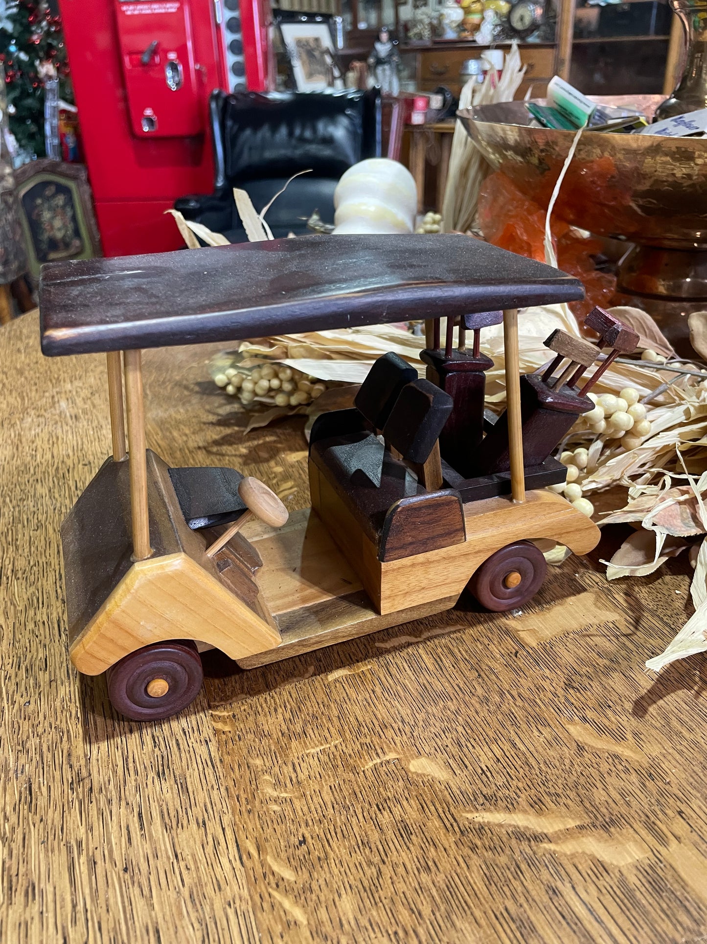 Wooden Golf Cart