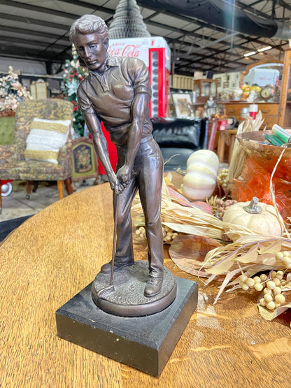 Golfer Statue