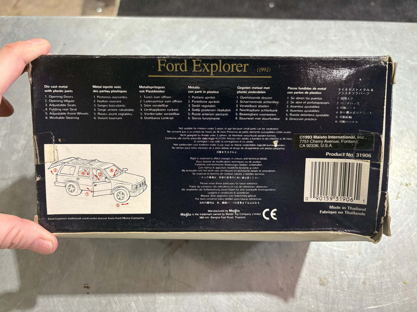 1992 Boxed Ford Explorer Toy