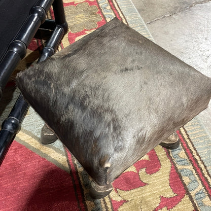 African Taxidermy Stool, Dark