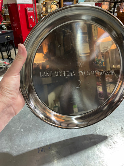 1991 Sailing Trophy Plate