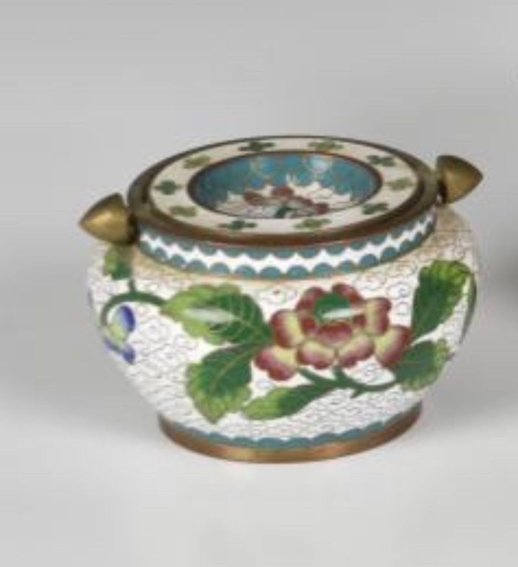 Miniature Chinese Cloisonné Vessel