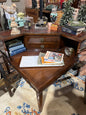 Mahogany Corner Table, Mid-Century