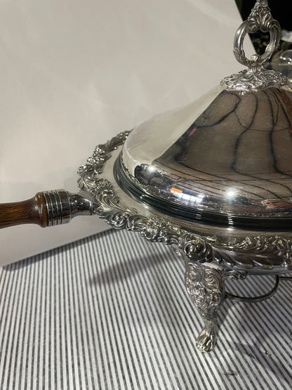 Vintage Silver Chaffing Dish