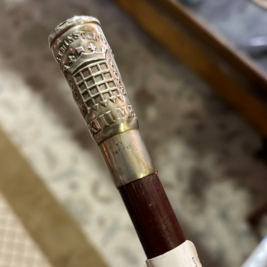 British Swagger Stick with Silver Handle