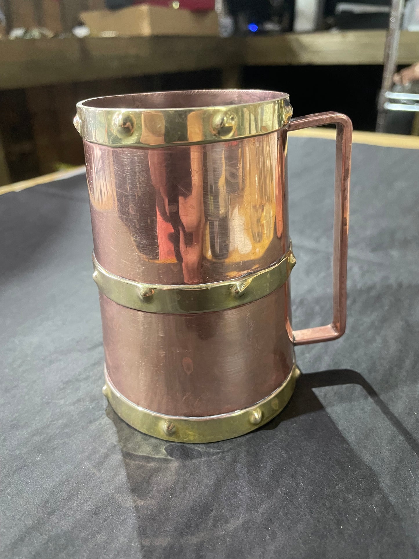 Vintage Copper & Brass Tankard