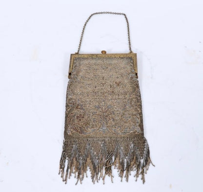 Antique Metallic Beaded Bag, museum collection