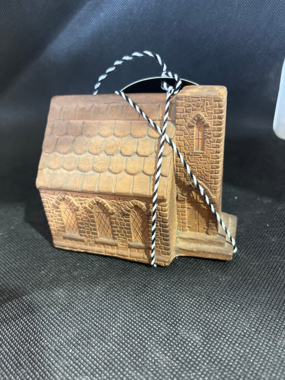 Gothic Pottery Church Coin Bank