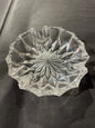 6" MCM Crystal Cut Cigar Tray