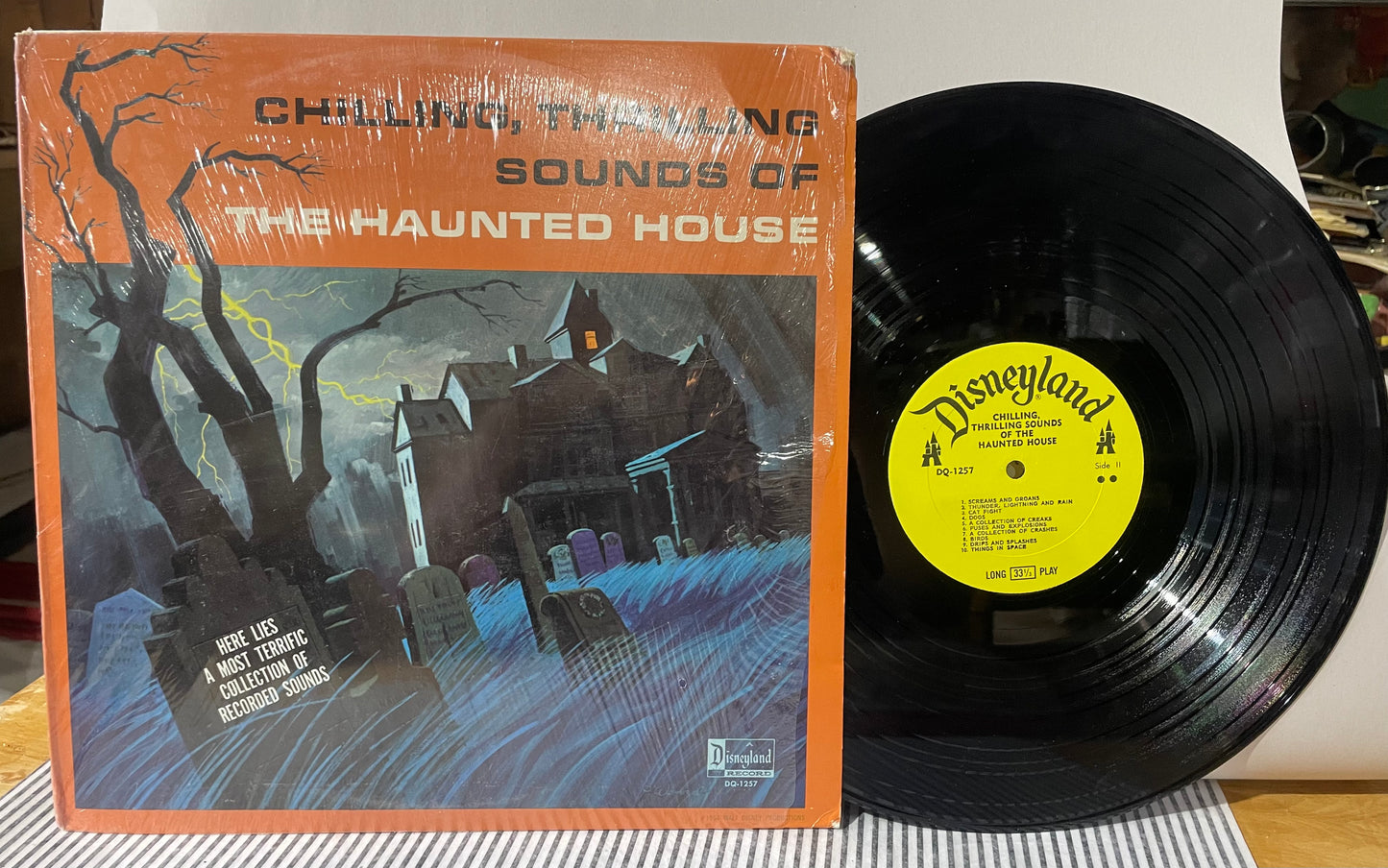 1964 Disney Haunted Halloween Record Album