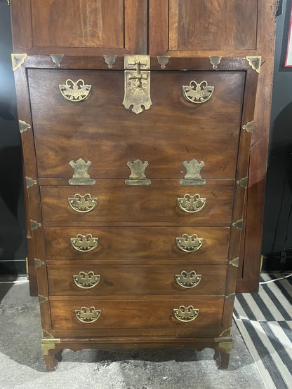 Henredon Campaign Style Dresser