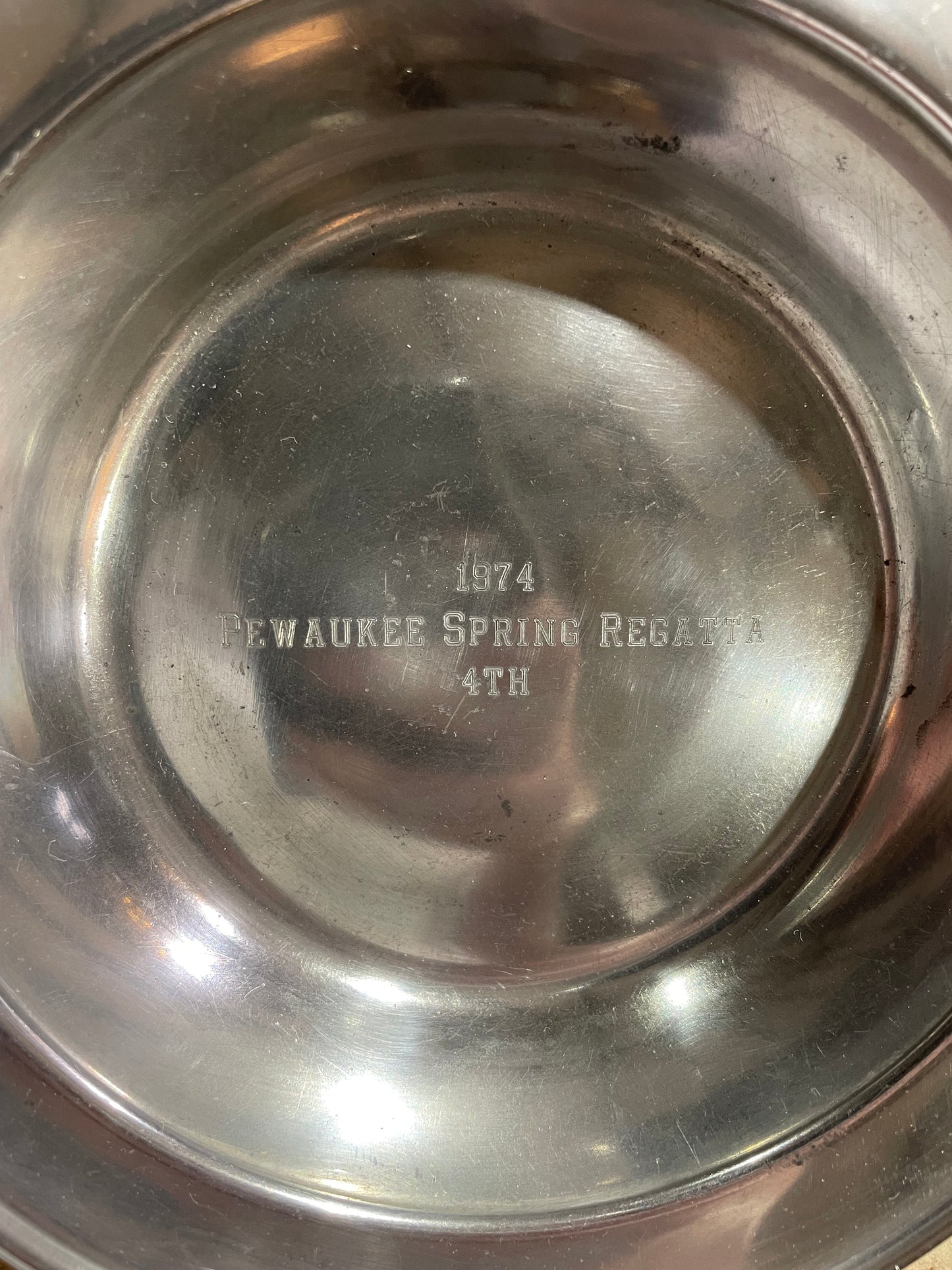 1974 Sailing Trophy Trinket Dish