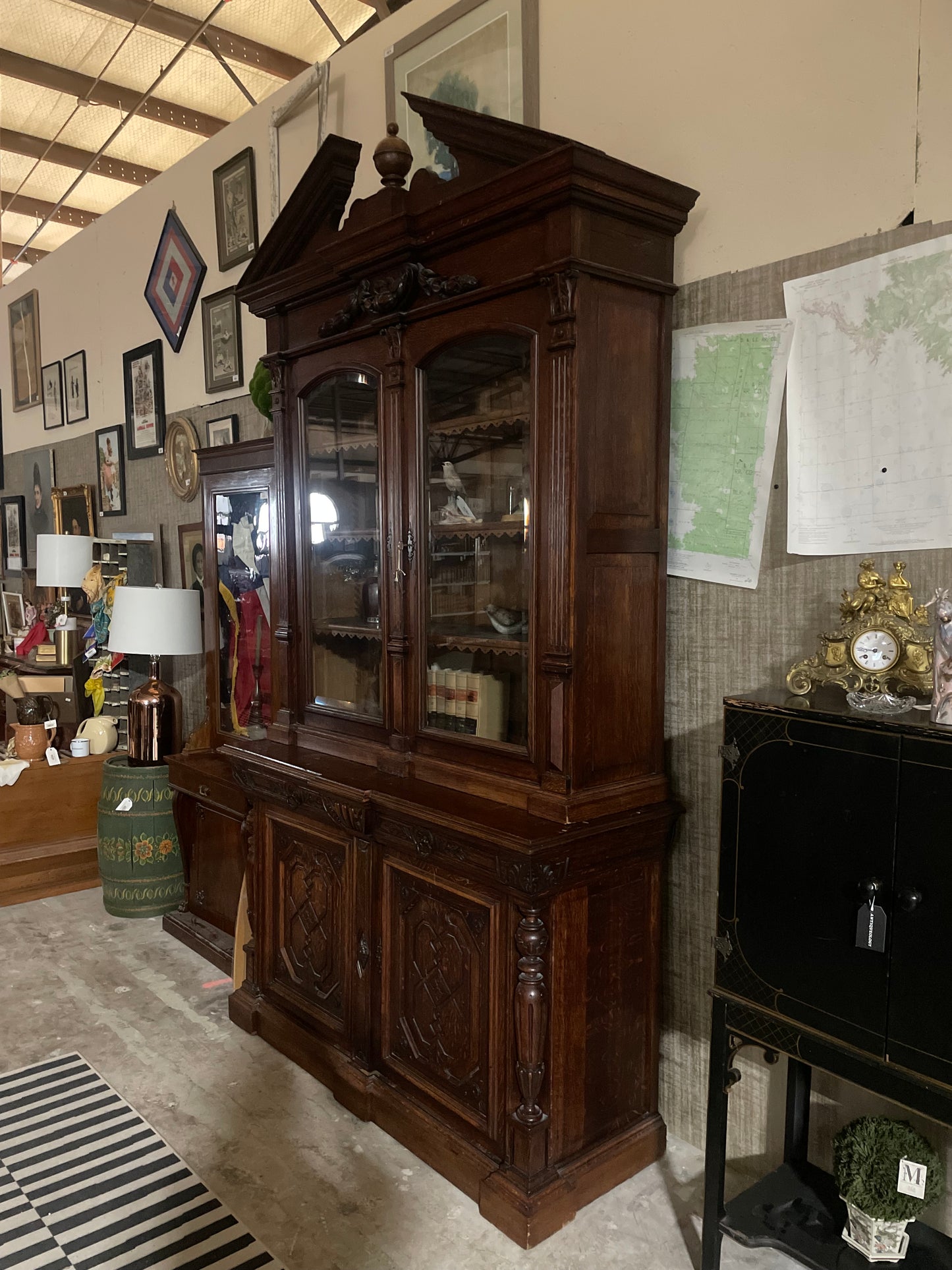 1890s Grand Hunt Cabinet