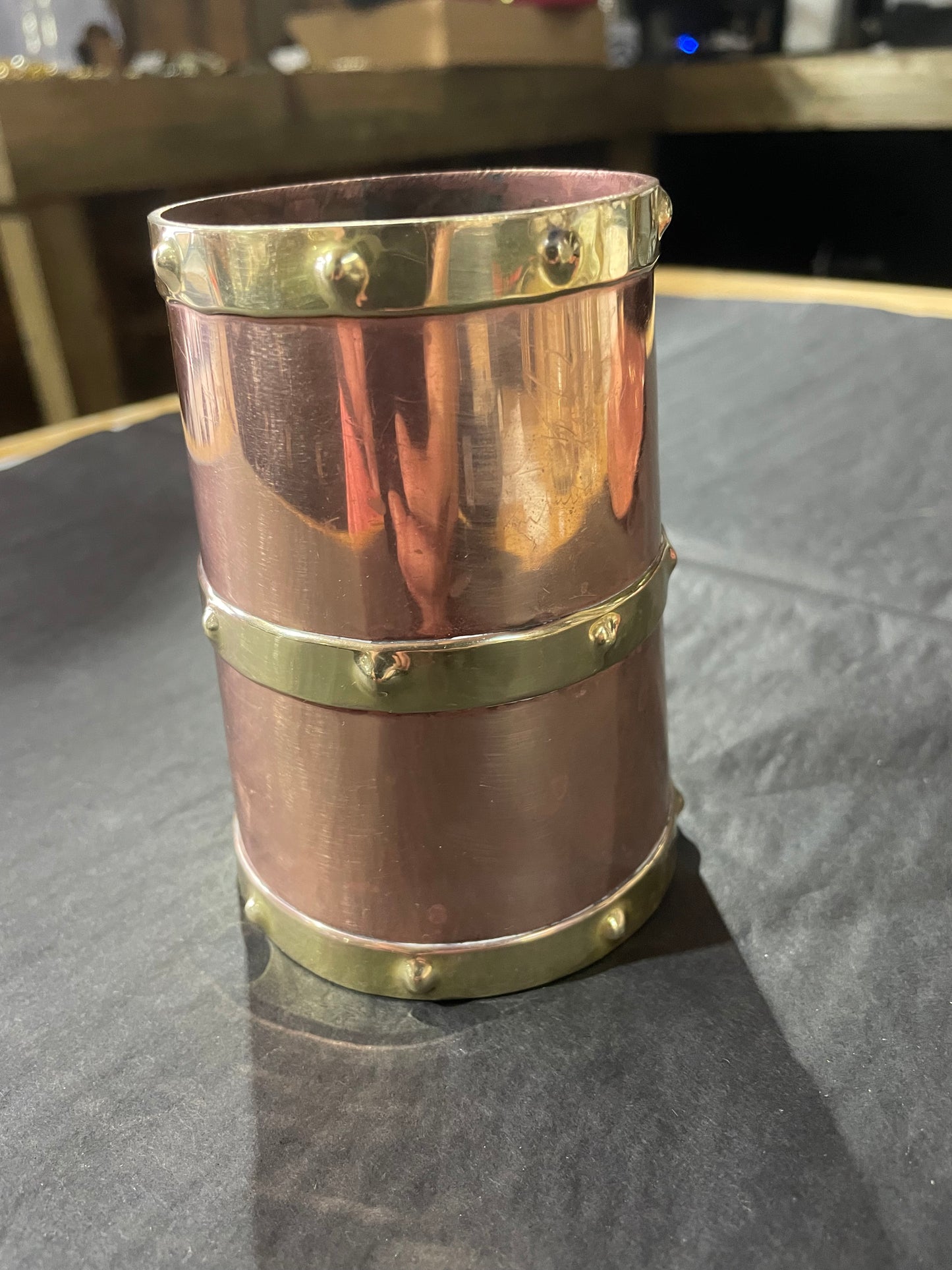 Vintage Copper & Brass Tankard