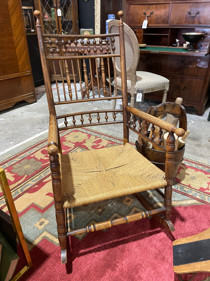 1930s Spindle Rocking Chair, Iowa